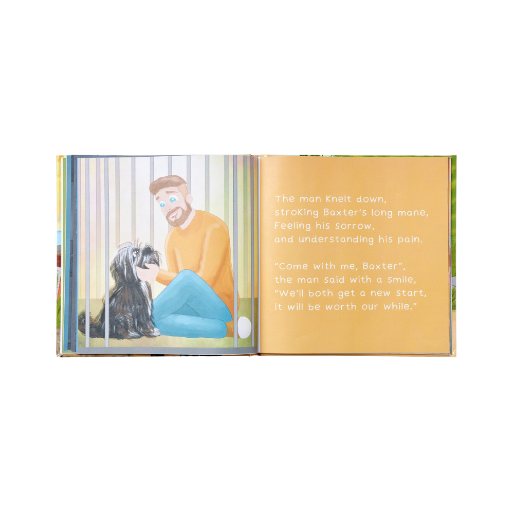 Baxter's Second Chance: A New Leash On Life - Children's Illustrated Book (Hardcover - Author's Edition)